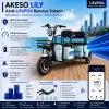Akeso Lily Uyumlu 60 Volt 30 Ah LiFePO4 Smart Batarya