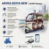 Arora Derya New Uyumlu 72 Volt 48 Ah LiFePO4 Smart Batarya