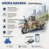 Arora NAVARA Uyumlu 72 Volt 48 Ah LiFePO4 Smart Batarya