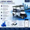 Golf Aracı Uyumlu 72 Volt 102 Ah LiFePO4 Smart Batarya