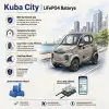 Kuba City Uyumlu 72 Volt 60 Ah LiFePO4 Smart Batarya