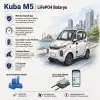 Kuba M5 Uyumlu 72 Volt 96 Ah LiFePO4 Smart Batarya