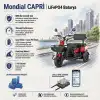 Mondial Capri Uyumlu 60 Volt 48 Ah LiFePO4 Smart Batarya