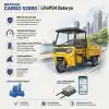 Motolux CARGO 52000 Uyumlu 72 Volt 60 Ah LiFePO4 Smart Batarya