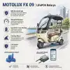 Motolux Fayton FX09 Uyumlu 60 Volt 48 Ah LiFePO4 Smart Batarya