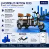 Motolux Fayton FX10 Uyumlu 60 Volt 48 Ah LiFePO4 Smart Batarya