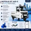 Motolux IST 1453-S Uyumlu 72 Volt 48 Ah LiFePO4 Smart Batarya