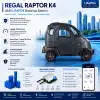 Regal Raptor K4 Uyumlu 72 Volt 30 Ah LiFePO4 Smart Batarya