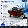 Stmax GF 200 Uyumlu 60 Volt 48 Ah LiFePO4 Smart Batarya