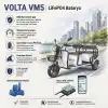 Volta VM5 Uyumlu 72 Volt 30 Ah LiFePO4 Smart Batarya