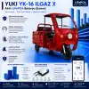 Yuki YK-16 ILGAZ-X Uyumlu 72 Volt 60 Ah LiFePO4 Smart Batarya
