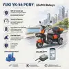 Yuki YK-56 PONY Uyumlu 60 Volt 48 Ah LiFePO4 Smart Batarya