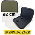 Ekonomik Bez Tabanca Taşıma Çantası - 22x16 cm Kompakt Boy