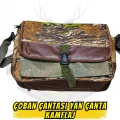 Kamuflaj Desenli Avcı Yan Çantası - Ergonomik Çoban Çantası Formu