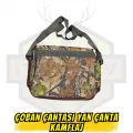 Kamuflaj Desenli Avcı Yan Çantası - Ergonomik Çoban Çantası Formu