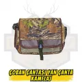 Kamuflaj Desenli Avcı Yan Çantası - Ergonomik Çoban Çantası Formu