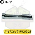Blow F92 Kurusıkı Tabanca Üst Kızak (Sürgü) - Parlak Krom (Mirror Finish) Orijinal