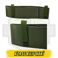 Korse Tipi Gizli Taşıma Silah Kılıfı - Haki (Ekstra Şarjör Bölmeli)
