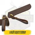12x3 cm El Yapımı Hakiki Deri Kibar Kılıf - Minimalist Çakı ve Aksesuar Kılıfı