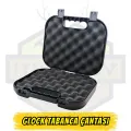 Glock Serisi Plastik Tabanca Taşıma Çantası - 22x26 cm Yumurta Süngerli
