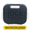 Glock Serisi Plastik Tabanca Taşıma Çantası - 22x26 cm Yumurta Süngerli