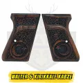Walther PP / Kırıkkale 7.65 mm Ayyıldız İşlemeli Hakiki Ceviz Kabze