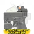 Glock Serisi Universal Red Dot (RMR) Montaj Ayağı SETİ - Profesyonel Seri