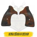 Ekol Viper 3 Uyumlu Kahverengi Polimer Kabze - Parmak Oyuklu Ergonomik Seri