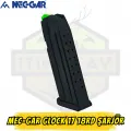 MEC-GAR Glock 17 9mm 18RD AFC Tabanca Şarjörü - Isıl İşlemli Karbon Çelik