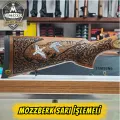 Mozzberk Sarı Full Gravür İşlemeli 7+1 Yarı Otomatik Av Tüfeği - Şafak Silah Sanayi