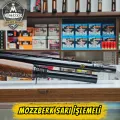 Mozzberk Sarı Full Gravür İşlemeli 7+1 Yarı Otomatik Av Tüfeği - Şafak Silah Sanayi