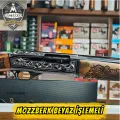 Mozzberk Siyah Kasa Beyaz İşlemeli Full Gravür 4+1 Yarı Otomatik Av Tüfeği - 71 cm Namlu