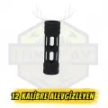 12 Kalibre Dikdörtgen Hatlı Taktik Alev Gizleyen - Tank Tipi Namlu Freni