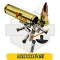 Turan Mermi Şeklinde Çok Amaçlı Tabanca Harbi Seti (22-45 Cal Uyumlu)
