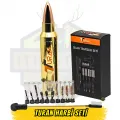 Turan Mermi Şeklinde Çok Amaçlı Tabanca Harbi Seti (22-45 Cal Uyumlu)