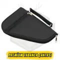 Premium Sert Gövdeli Tabanca Taşıma Çantası - EVA Korumalı (45 mm Slim Seri)
