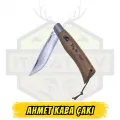 Ahmet Kaba Hunter A020 Kilitli El Yapımı Çakı - Açık 21 cm Namlu 9 cm 4116 Paslanmaz Çelik