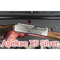 Aselkon X5 Silver Yarı Otomatik Av Tüfeği - Gazlı Sistem