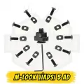 M-LOK Ray Montaj Vida Seti (5 Adet) - Üniversal M-Lok Somun ve Vida Takımı