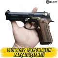 Blow F92 İşlemeli Kurusıkı Tabanca (Siyah - Altın Parçalı)