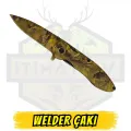Welder Full Kamuflaj Orman Desenli Çakı - Açık Uzunluk 20 cm Kapalı 11 cm