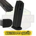 Walther P99 Uyumlu 9mm Yedek Şarjör - 15 Mermi Kapasiteli