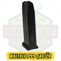 Walther P99 Uyumlu 9mm Yedek Şarjör - 15 Mermi Kapasiteli