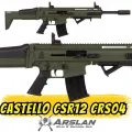 Castello CSR12 Şarjörlü Av Tüfeği SCAR tipi SCAR KLONU HAKİ CRS04