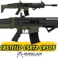 Castello CSR12 Şarjörlü Av Tüfeği SCAR tipi SCAR KLONU SİYAH-HAKİ CRS05