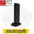 Ekol Kura Magnum Kuru Sıkı Tabanca Şarjör - Siyah (17+1 Kapasite)