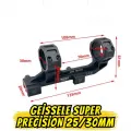 Geissele Super Precision AR-15 Dürbün Montaj Ayağı - 25/30mm Siyah (SOPMOD)