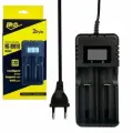 HD-8991B 3.7V Li-iOn 2’li Pil Şarj Cihazı USB Kablolu
