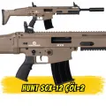 Hunt scx12 Şarjörlü Av Tüfeği scar tipi scar klonu ÇÖL 2