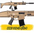 Hunt scx12 Şarjörlü Av Tüfeği scar tipi scar klonu ÇÖL 3